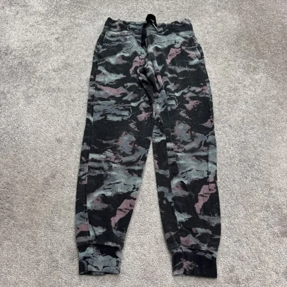 Athleta Balance Printed Jogger Sweatpants Womens XS Multicolor Active Tie Dye